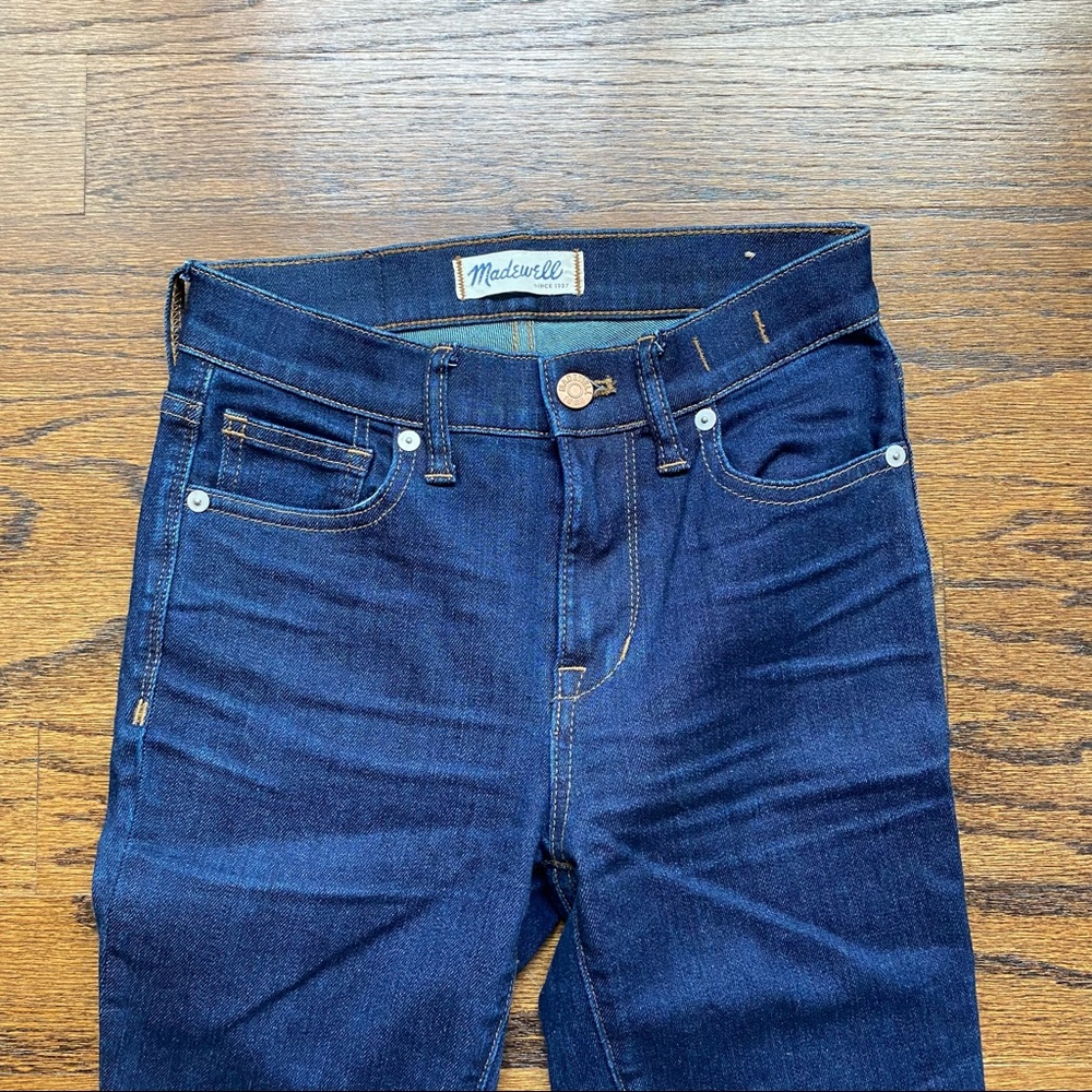 Madewell high riser skinny jeans dark blue - Picture 4 of 5